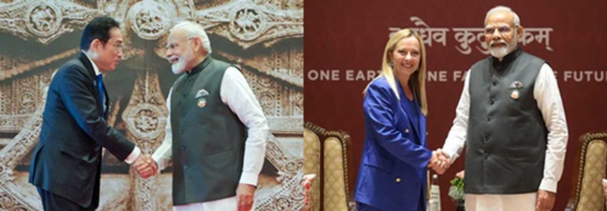 जी20 सम्मेलन : पीएम मोदी ने इटली, जापान के प्रधानमंत्री के साथ द्विपक्षीय बैठक की